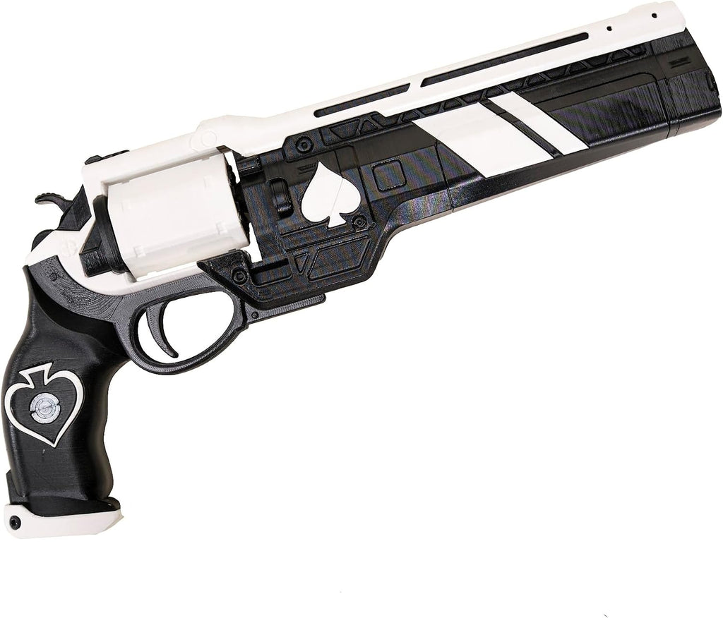 Ace of Spades hand cannon D2 | Clean prop replica (Ace of Spades + standard stand)