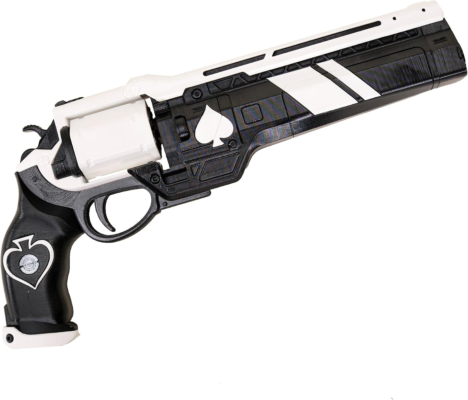Ace of Spades hand cannon D2 | Clean prop replica (Ace of Spades + standard stand)