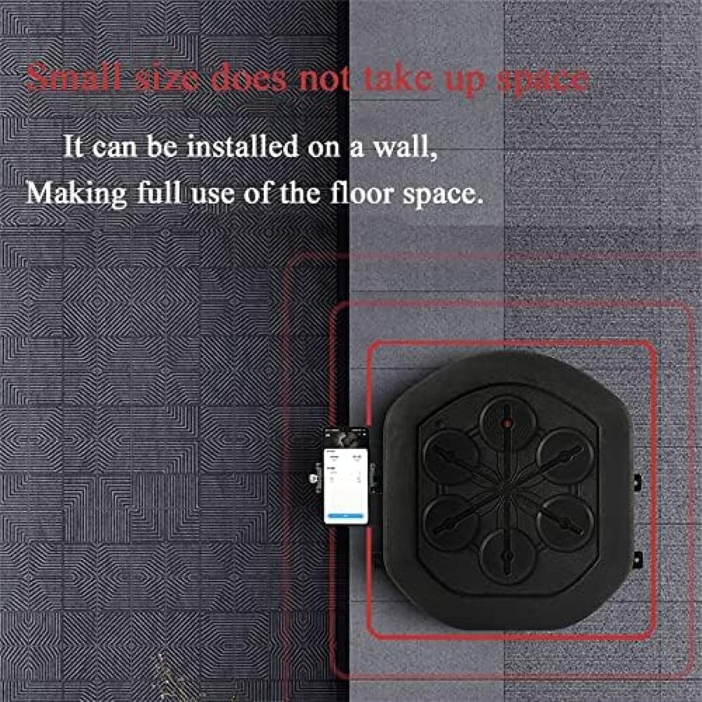 Music Electronic Boxing Wall Target Boxing Machine Intelligent Boxing Machine Punching Bag Training Equipment Boxing Mat Coordination Speed Response musi