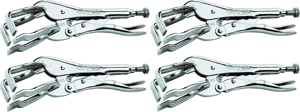 IRWIN VISE-GRIP Original Locking Welding Clamp, 9', 25ZR (Pack of 4)
