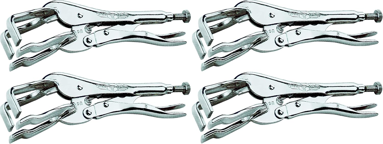 IRWIN VISE-GRIP Original Locking Welding Clamp, 9', 25ZR (Pack of 4)