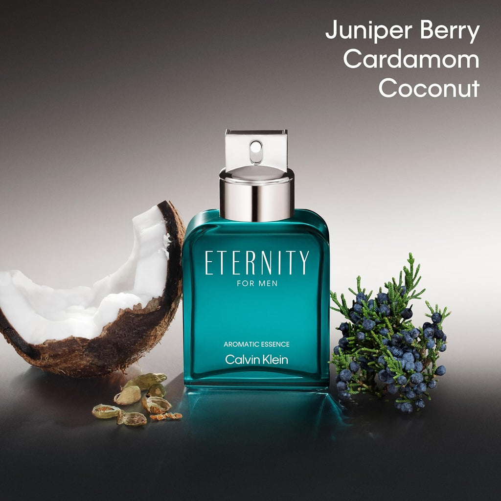 Calvin Klein Eternity Aromatic Essence for Men – Gormand Men's Cologne – With Notes of Juniper Berries, Coconut, and Cardamom – Long Lasting Fragrance