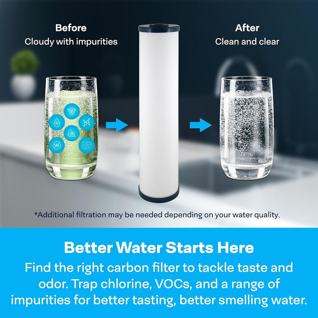SpiroPure SP-CC1-20BB 20x4.5 Catalytic Carbon Water Filter Whole House