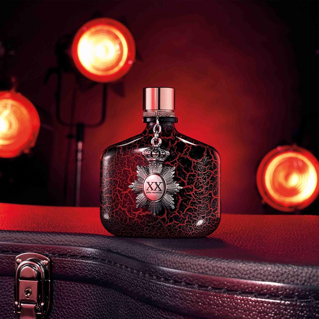 John Varvatos XX Intense Eau de Parfum 2-Piece Fragrance Gift Set, Includes EDP Spray & Travel Size Men's Cologne, Woody Oriental Scent with Notes of Cardamom, Orange Flower & Sandalwood, 4.2 fl oz
