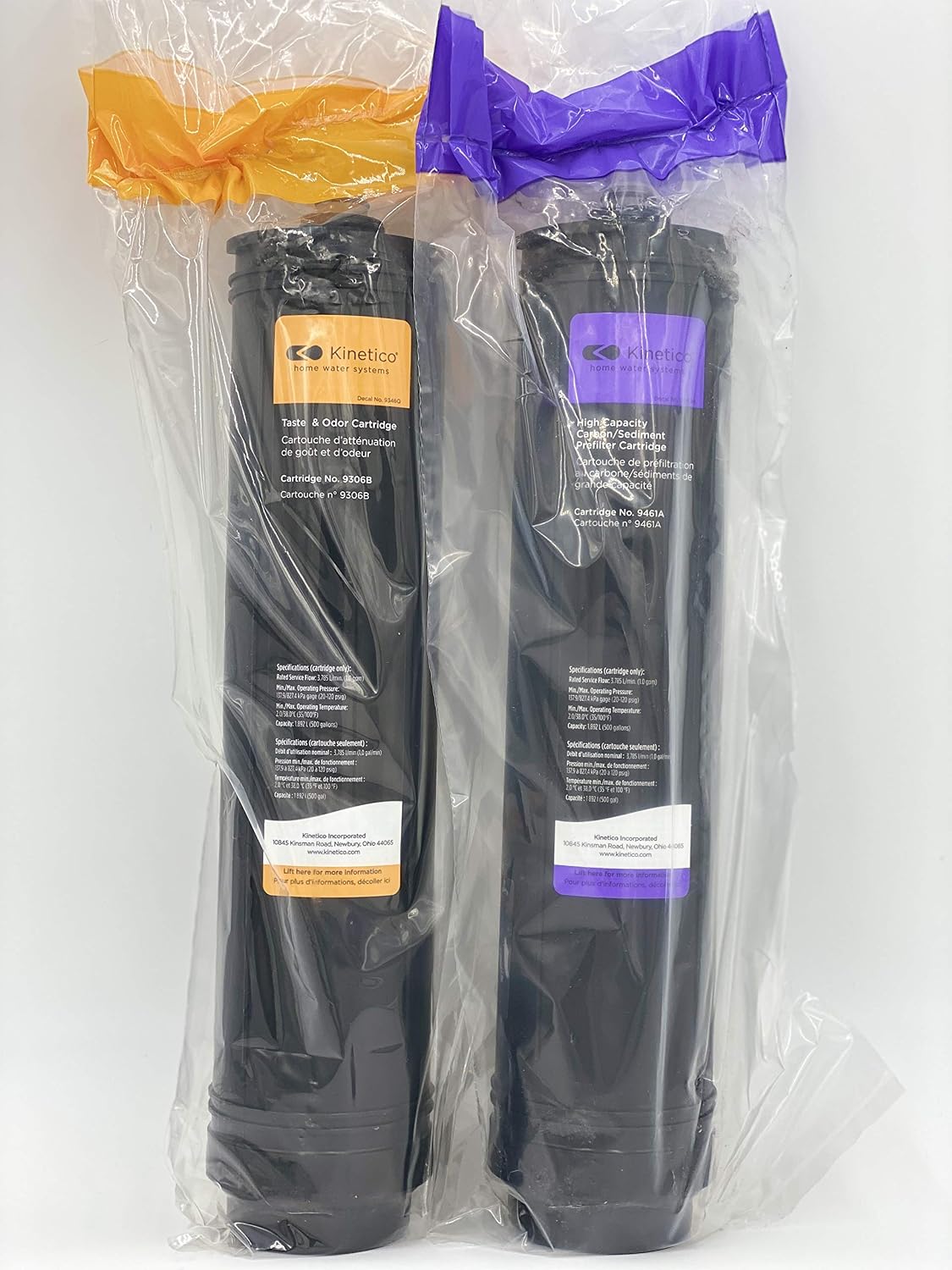 K5 REVERSE OSMOSIS SET OF TASTE ODOR 9306B & CARBON SEDIMENT FILTER 9461A