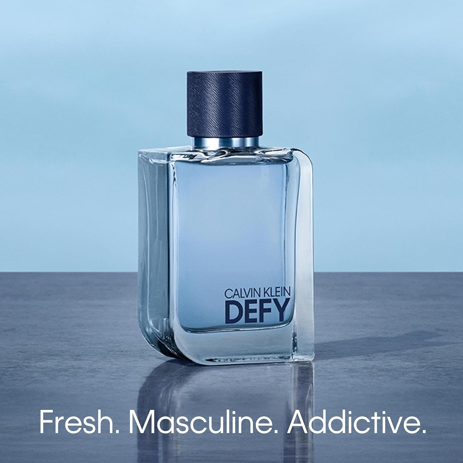 Calvin Klein Defy Eau de Toilette – Woody Men's Cologne – With Notes of Bergamot Oil, Lavender Absolute & Vetiver Oil – Long Lasting Fragrance