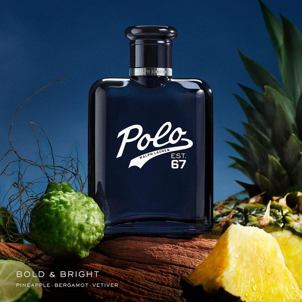 RALPH LAUREN FRAGRANCES - Polo 67 - Eau de Toilette - Cologne for Men - Woody & Solar Scent - With Pineapple, Bergamot, & Vetiver