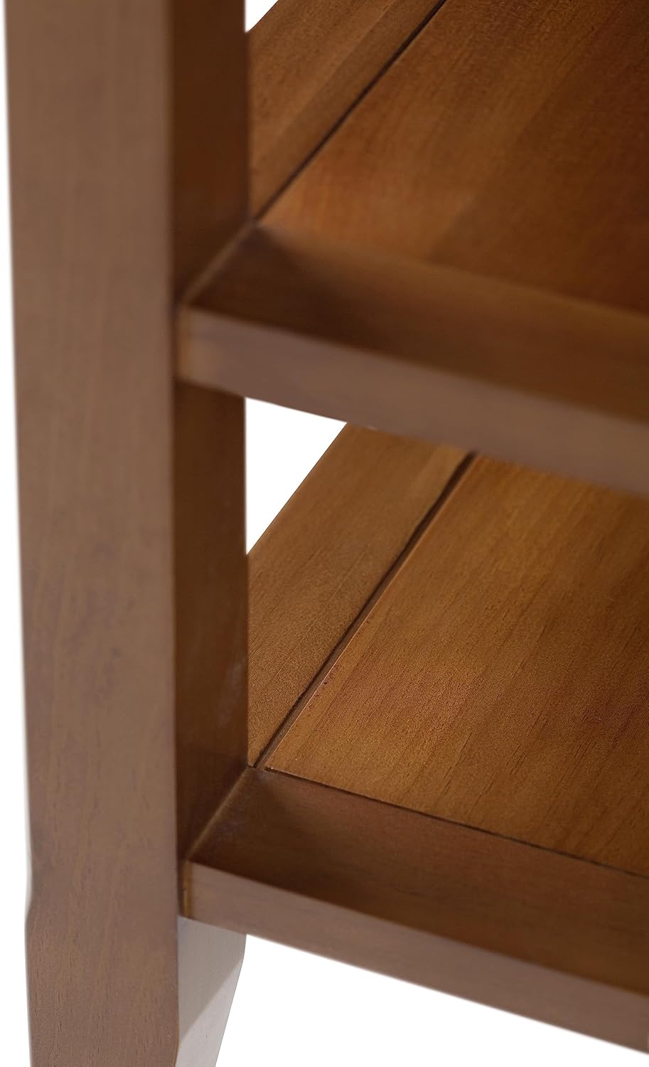 SIMPLIHOME Acadian Solid Wood 19 inch Wide Transitional-Style Side Tables in Light Golden Brown for the Living Room and Bedroom (Set of 2)
