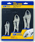 Irwin Visegrip 10508020 Curved Jaw Locking Plier Set
