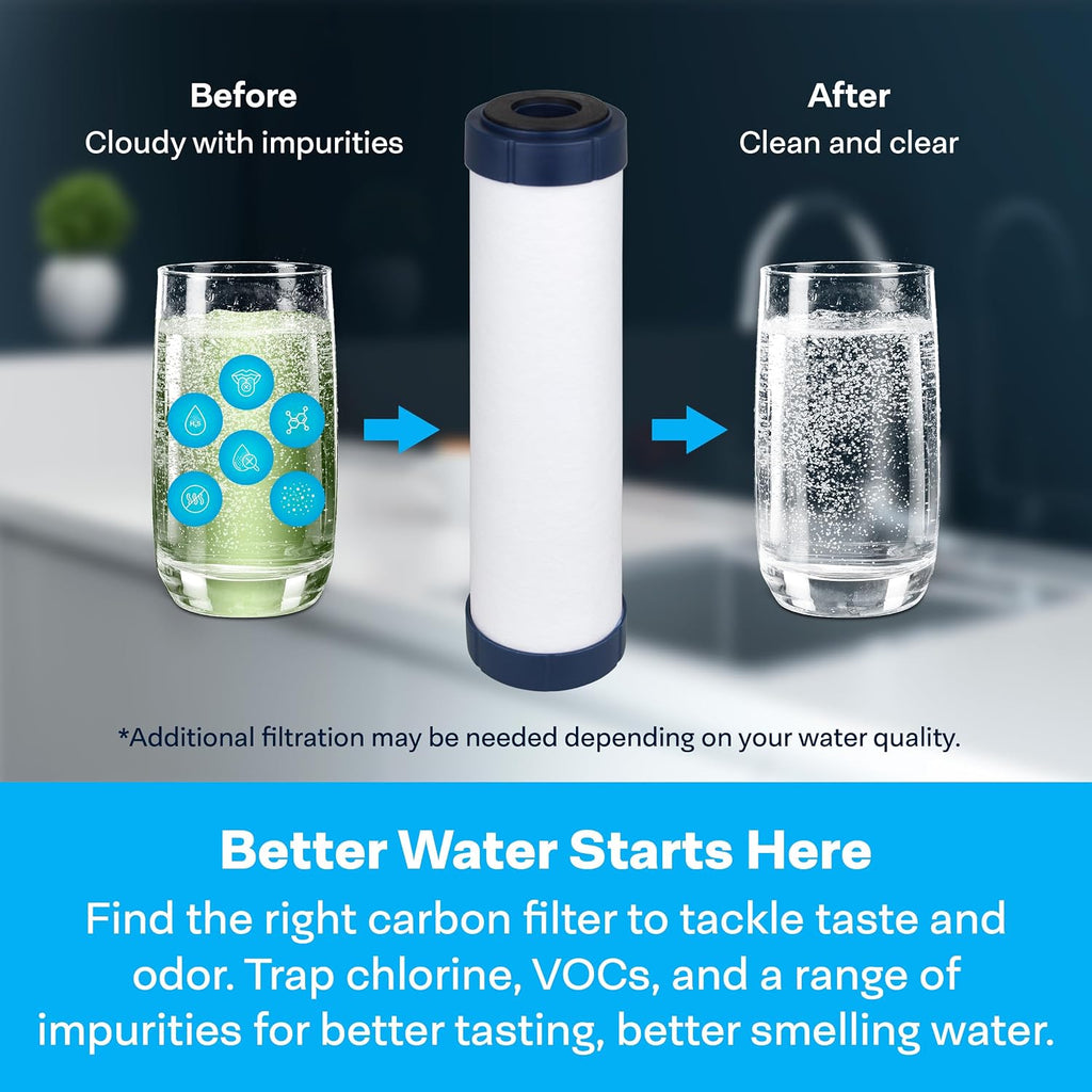 SpiroPure SP-CC1-10 10x2.5 Catalytic Carbon Water Filter Cartridge (Case of 12)