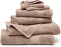 BOLL & BRANCH Plush Bath Towel Set - Dusty Rose - 6 Piece - Includes 2 Bath Towels, 2 Hand Towels & 2 Washcloths - 100% Organic Cotton - Ultra Soft & Luxurious - Quick Absorbing