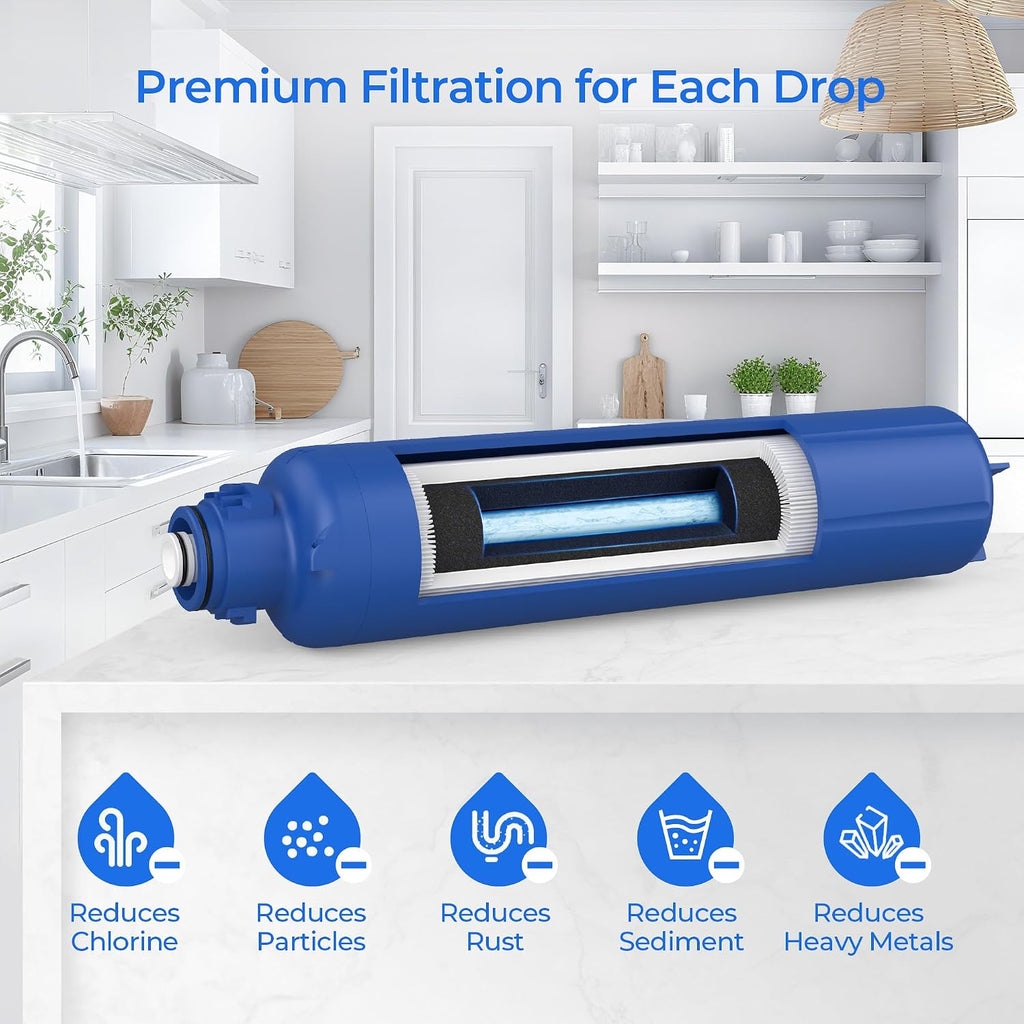 AP917HD Water Filter, AP917HD Water Filter, Compatible with Aqua-Pure® AP917HD Whole House Sediment/CTO Replacement Filter For 3M® Aqua-Pure® AP900 Series AP903 System (1 Pack)