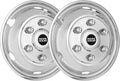 Pacific Dualies 45-2960 19.5' Stainless Steel Wheel Simulator Front Tag-Axle Kit for2014 - Earlier Isuzu Chevy GMC FRR/NPR/NQR/FSR/W4/W4500/W6500