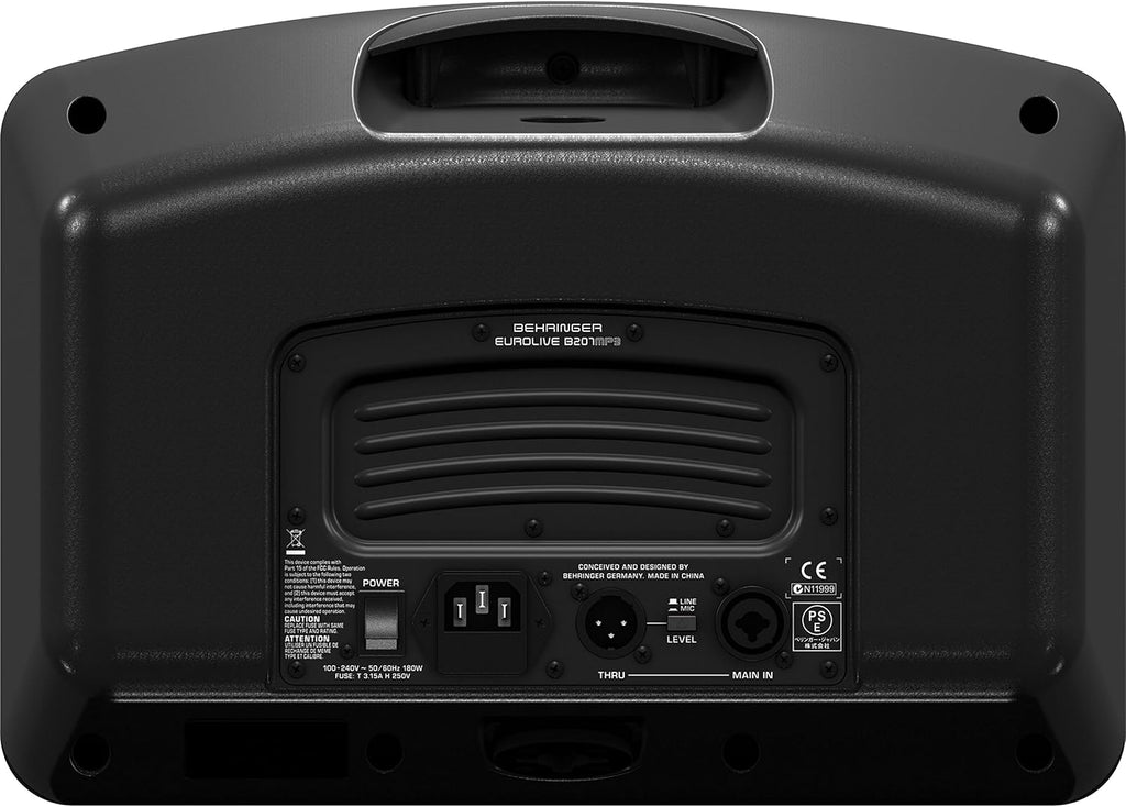 Behringer EUROLIVE B207MP3 Active 150 Watt 6.5' PA/Monitor Speaker System with MP3 Player