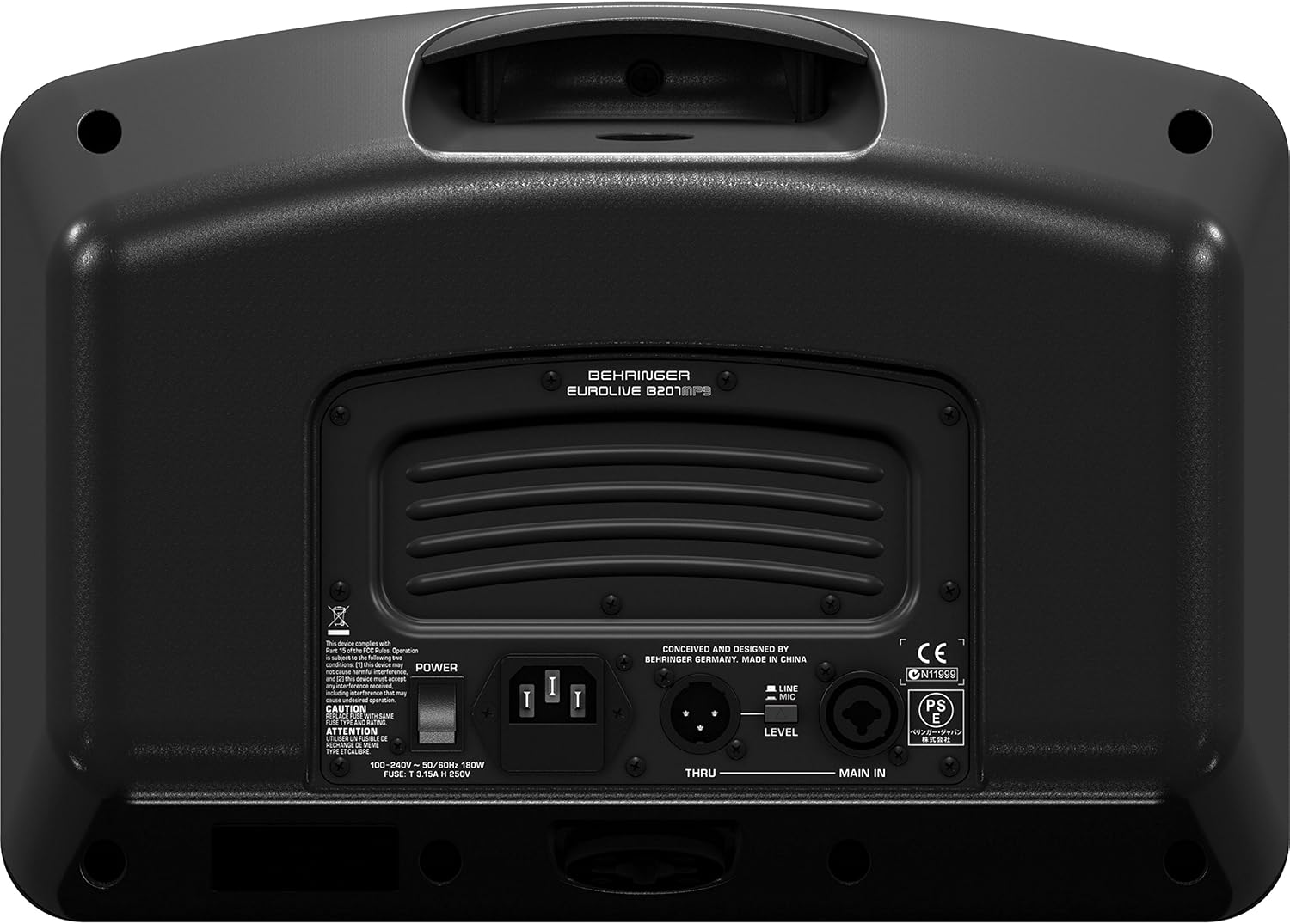Behringer EUROLIVE B207MP3 Active 150 Watt 6.5' PA/Monitor Speaker System with MP3 Player