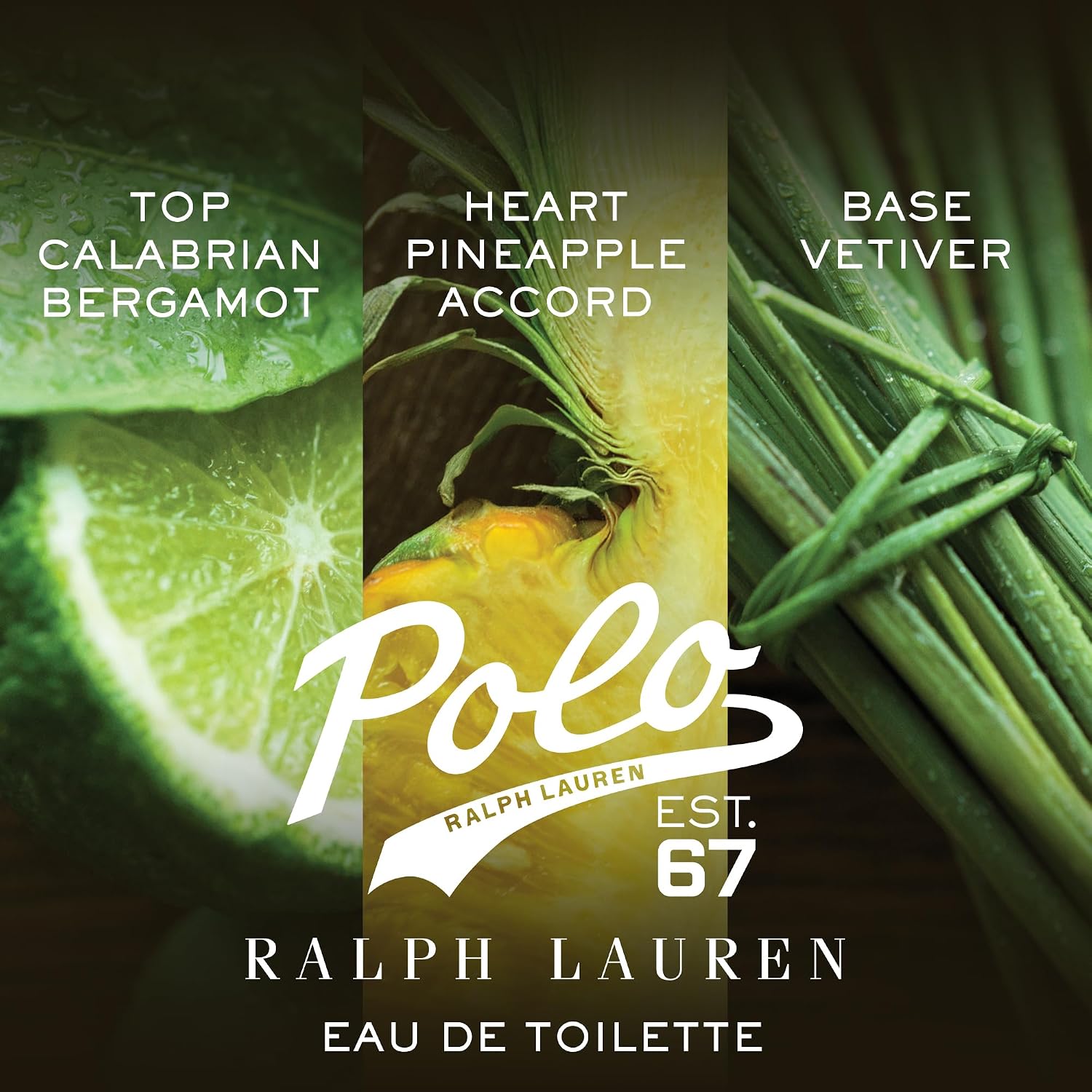 Ralph Lauren - Polo 67 - Eau de Toilette - Men's Cologne Refill Bundle - Woody & Solar Scent - With Sunflower, Bergamot, & Patchouli - Full Size, 2.5 Fl Oz Cologne & 5.1 Fl Oz Refill Bottle