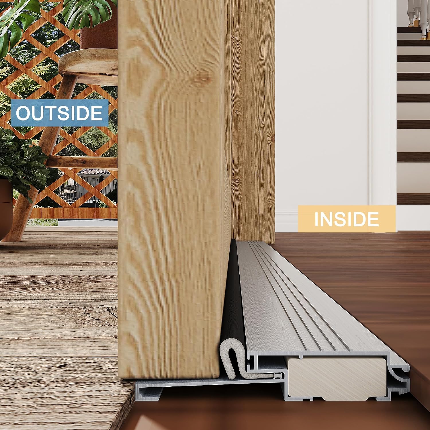 30' x 80' Dutch Door with Threshold, 1.75' Pine with 1-Lite Glass Split Half Door for Exterior Front Entry, Patio Doorway & Interior Pantry/Back w/1 Door Slab+1 Sill+4 Hinges+1 Latch