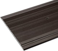 6' x 1/4' Fluted Aluminum Threshold – Dark Bronze | Heavy Duty 6 Inch Wide x 1/4 Inch High Door Saddle | Pre-Drilled Countersunk Holes, Screws Included, Cut to Size | Made in USA by Randall Mfg (6 FT)