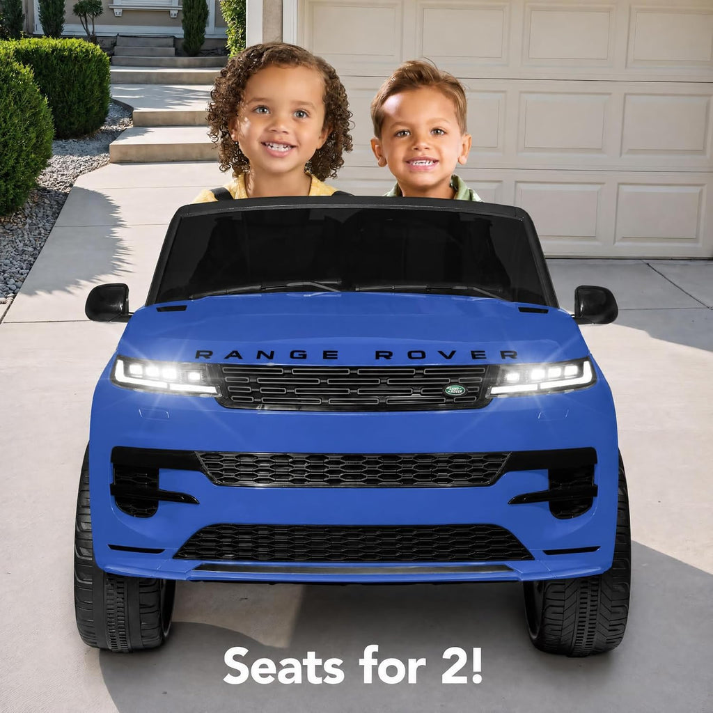 Best Choice Products 24V 2-Seater Licensed Range Rover Sport Electric Ride On Car for Kids with Parental Remote Control, 132 lb Weight Capacity - Blue