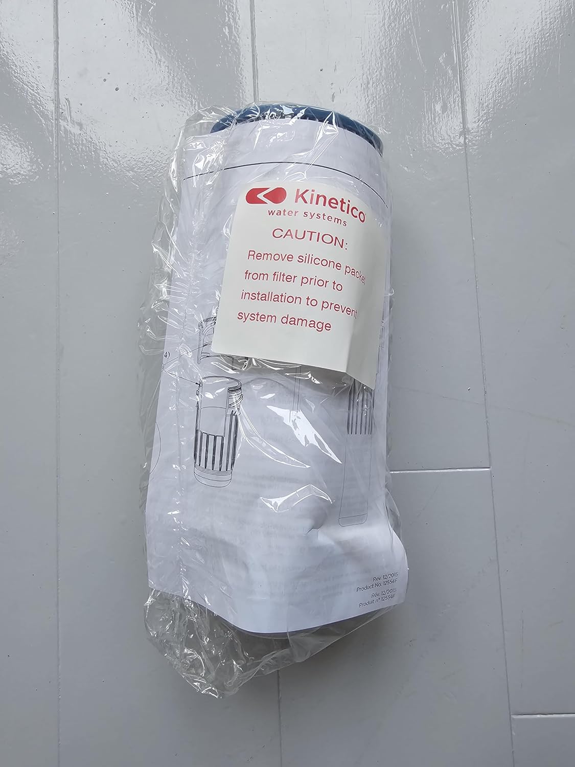 Kinetico 10 inch, 20 Micron pleated filter (Part No. K11663) Pre-Filter Paper Foam (Black or Amber Housing)
