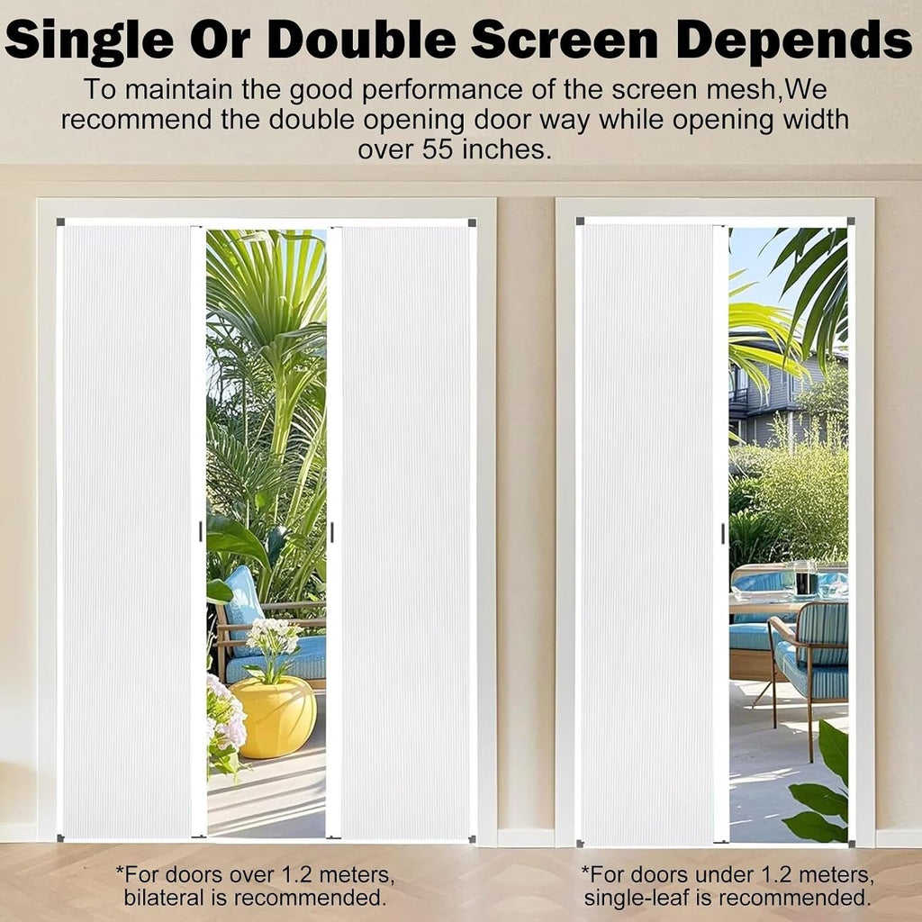 22x56in Accordion Door, Aluminum Frame with Waterproof,Heat-Insulating Cellular Fabric, Pleated Folding & Retractable Doors for Closet/Doorway/Bedroom/Bathroom/Living, Closets Gray