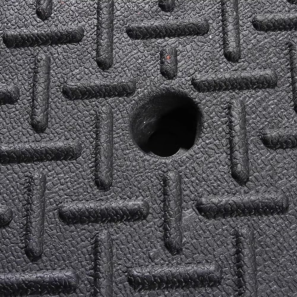 Curb Ramps Threshold Ramp Rise Driveway Ramp for Loading Dock Bike Vehicle Warehouse Sidewalk Wheelchair Car Slope Ramp(39.4x19.7x5.9in)