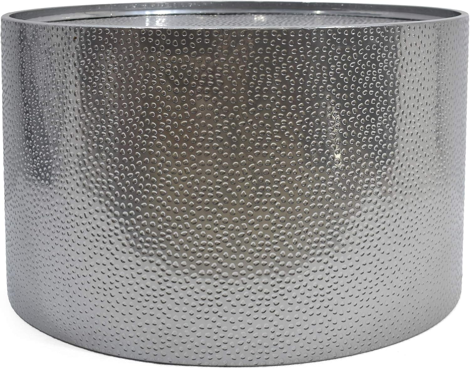 Christopher Knight Home Braeburn Modern Round 3 Piece Iron Accent and Coffee Table Set, Silver