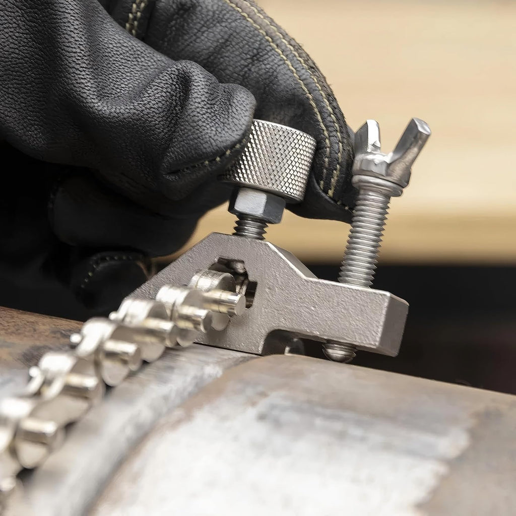 Strong Hand Tools, The Python, Pipe Alignment Chain Pliers, Adjustable Stainless-Steel Contacts, Replaceable Nickel Plated 48' Chain, 14' Max Diameter, PCA2048