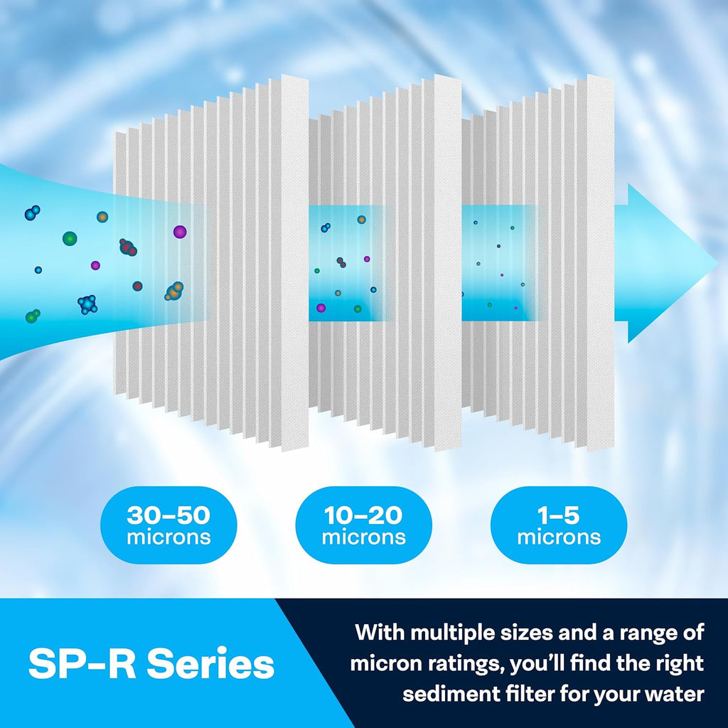 SpiroPure 20x4.5 30 Micron Sediment Water Filter SPC-45-2030 R30-20BB 6Pack