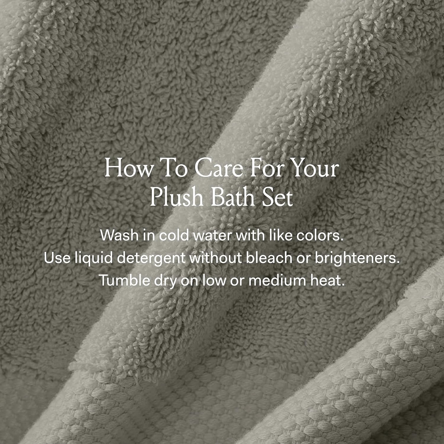BOLL & BRANCH Plush Bath Sheet Set - Stone - 6 Piece - Includes 2 Oversized Bath Sheets, 2 Hand Towels & 2 Washcloths - 100% Organic Cotton - Ultra Soft & Luxurious - Quick Absorbing