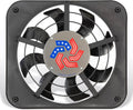 Flex-A-Lite Lo-Profile S-Blade Electric Fan, Puller Fan (123), Car Accessories, 12-1/8 Inches, Black