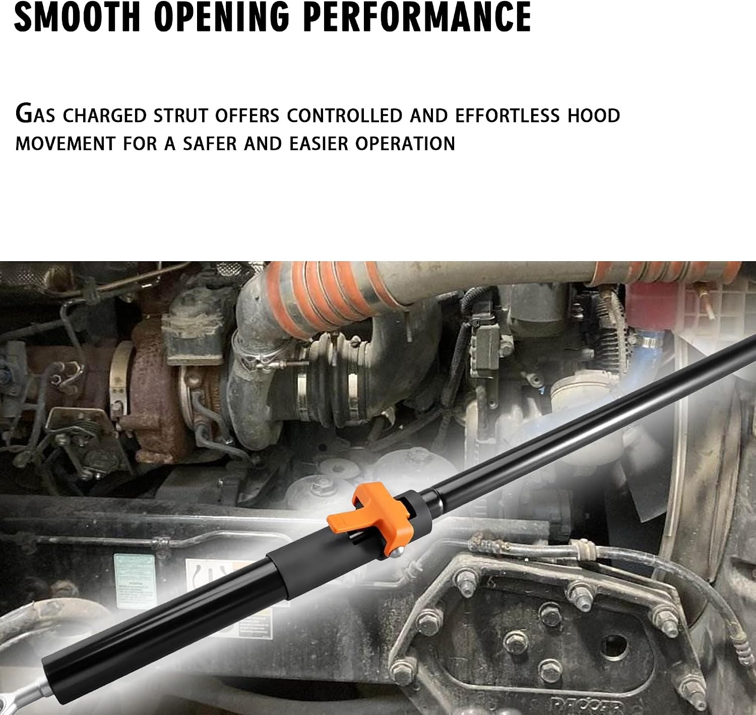 30.5in Strut and Hood Assist Compatible with Kenworth T680 Peterbilt 579 Duty Hood Struts Shocks Lift Supports Gas Springs Replace OE A99609 L71-6017 L716017 L71-6009 L716009 L716021
