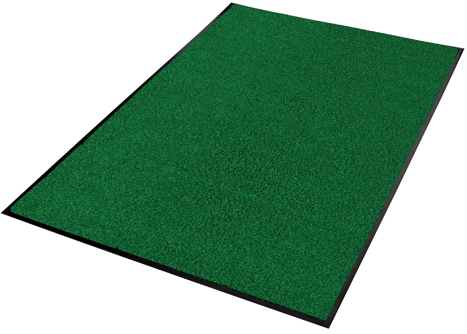 Guardian Platinum Series Indoor Wiper Floor Mat, Rubber with Nylon Carpet, 2'x16', Green, 94021640