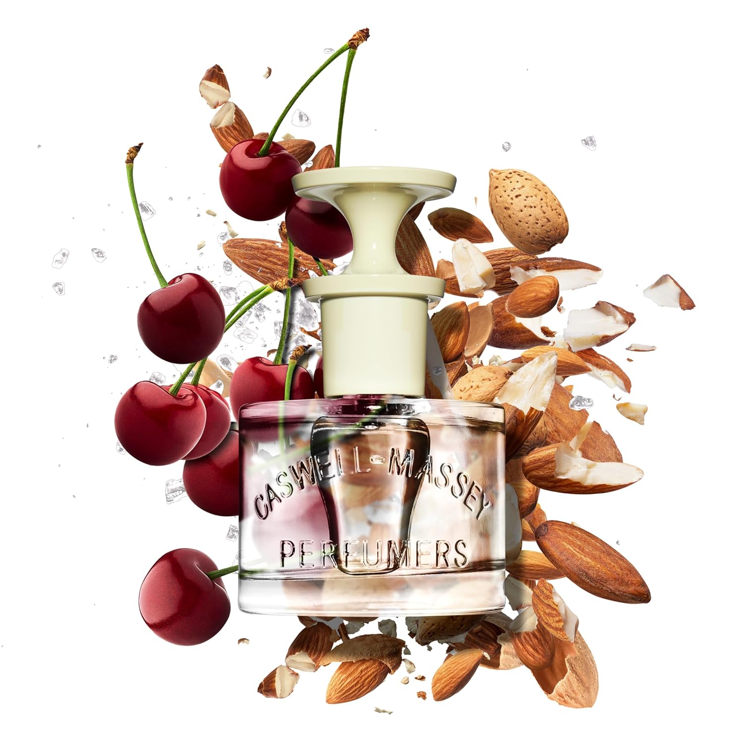 Caswell-Massey Almond Eau De Toilette Perfume Spray, Infused With Cherry, Salt & Tonka Bean, Fragrance for Women, Made in USA, 2.0 Oz