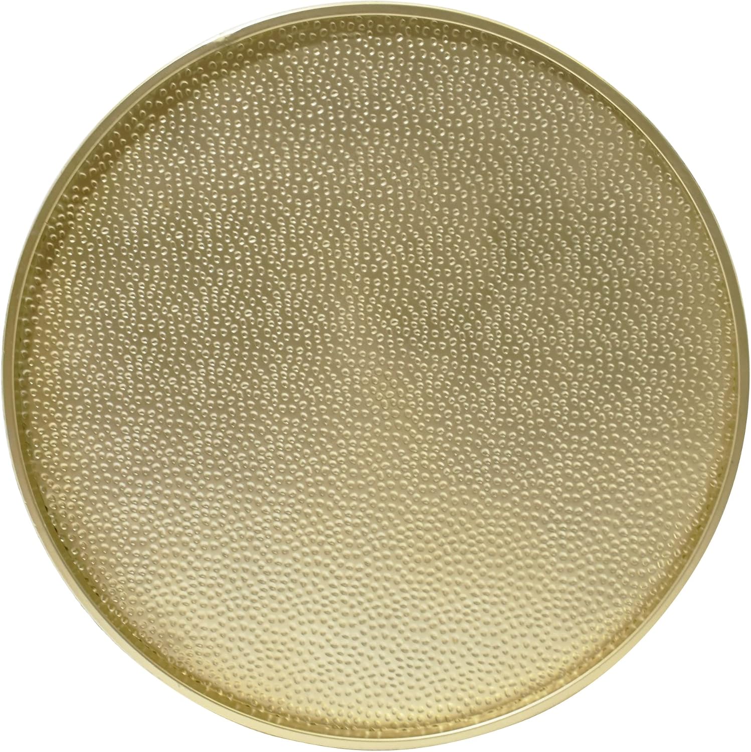 Christopher Knight Home Braeburn Modern Round 3 Piece Iron Accent and Coffee Table Set, Gold