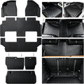 Floor Mats for 2017-2025 2026 Chrysler Pacifica(Hybrid Models), Fit 7 and 8 Passenger Model with Cargo Liners,TPE All Weather Protection Car Full Set Mats,for Pacifica 2017-2026 car Accessories