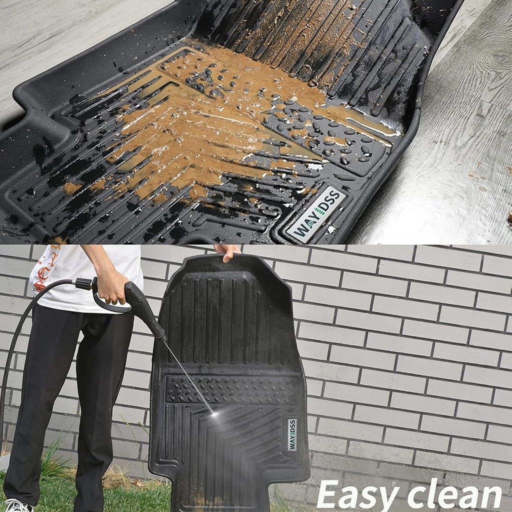 Floor Mats for 2026 Hyundai Palisade Hybrid Accessories, fit SEL、SEL Premium、Limited、Calligraphy, Cargo Mat Custom TPE All Weather Protection Full Coverage Trunk Liner & Floor Liner for Palisade