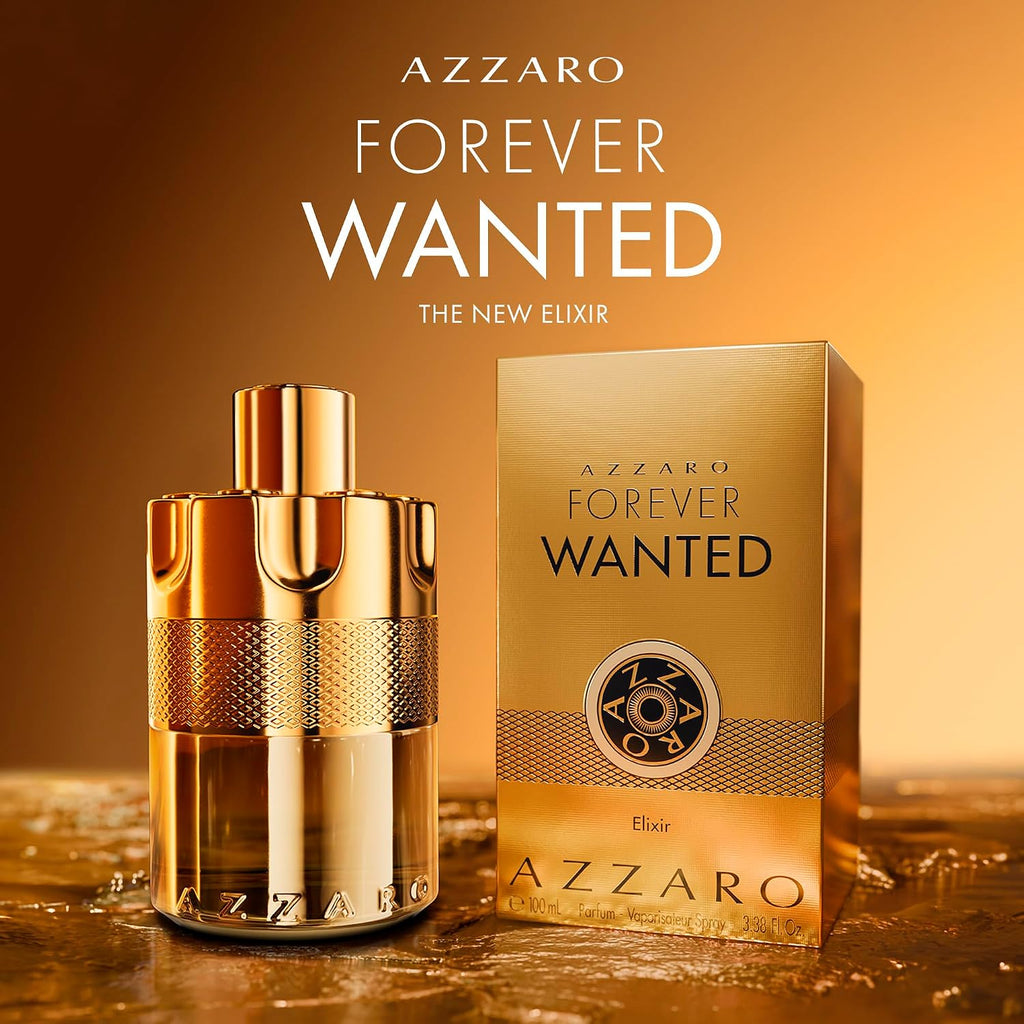 Azzaro - Forever Wanted Elixir - Mens Cologne - With Notes of Raspberry, Cardamom, and Leather Accord