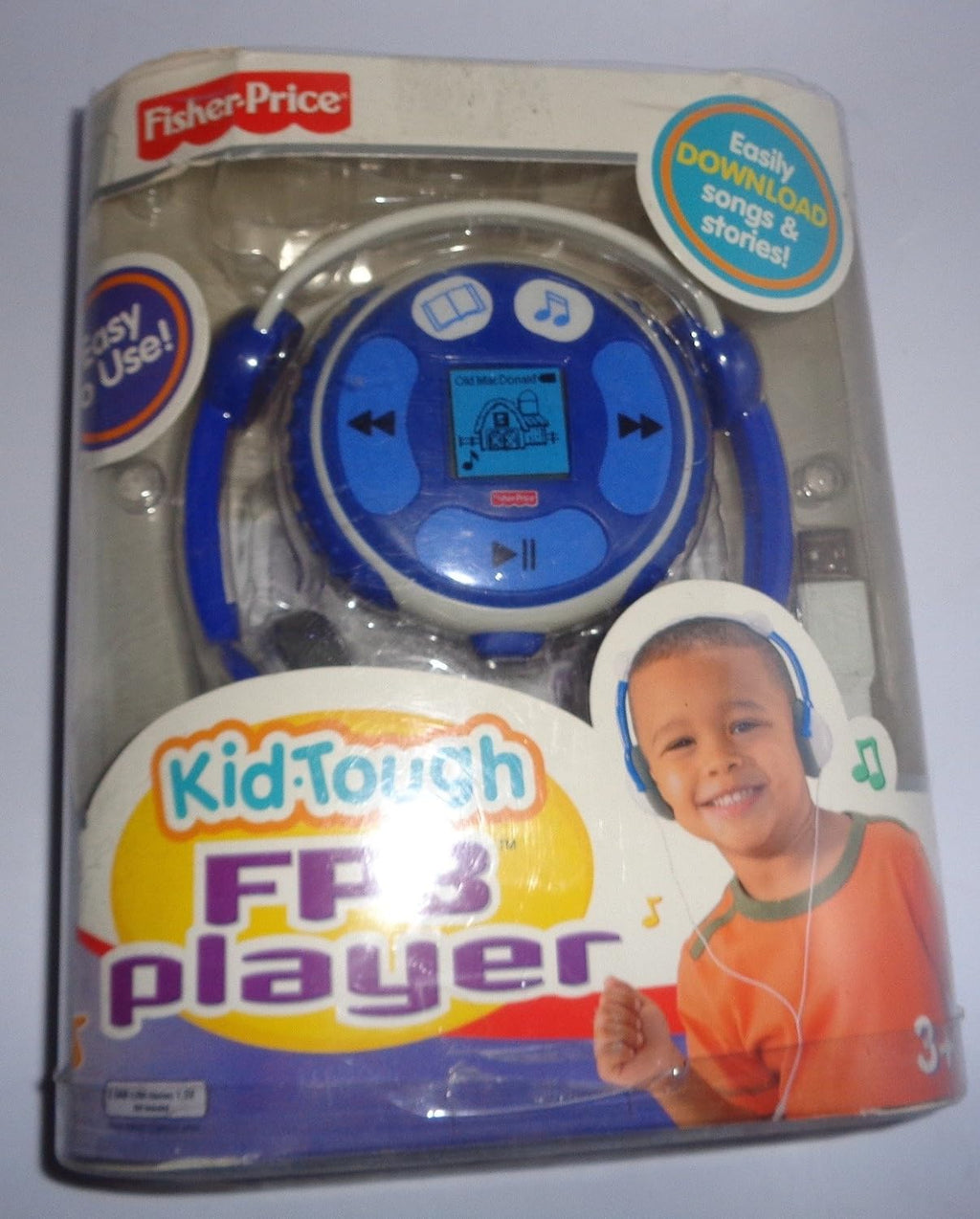 Fisher Price Kid Tough FP3 Song & Story Player - Blue