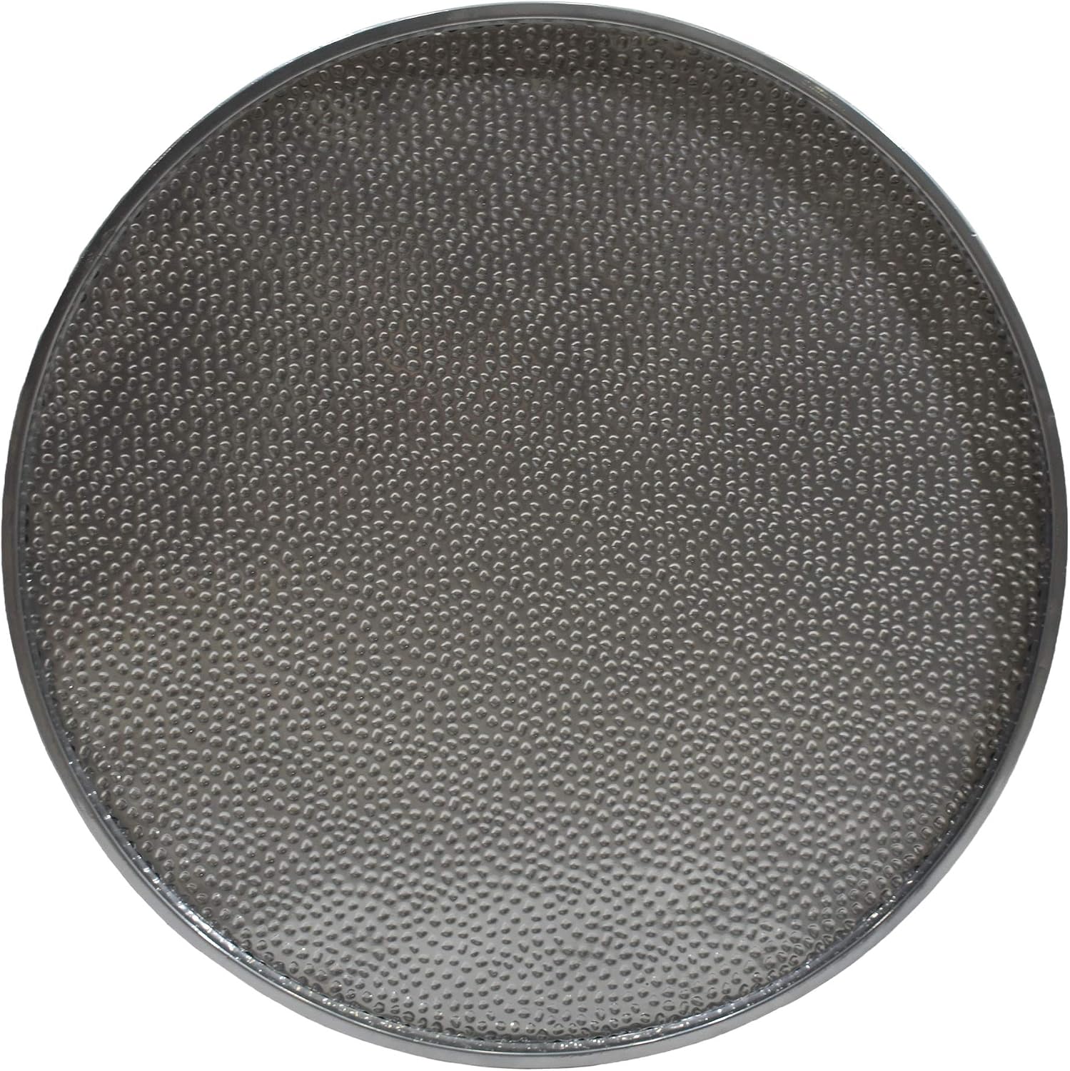 Christopher Knight Home Braeburn Modern Round 3 Piece Iron Accent and Coffee Table Set, Silver