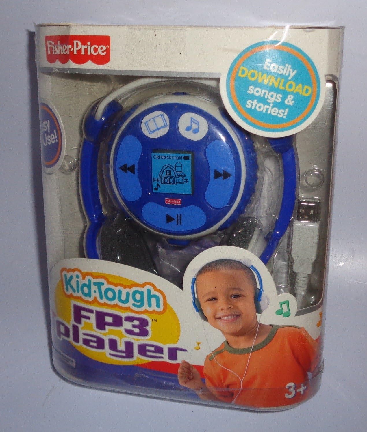 Fisher Price Kid Tough FP3 Song & Story Player - Blue