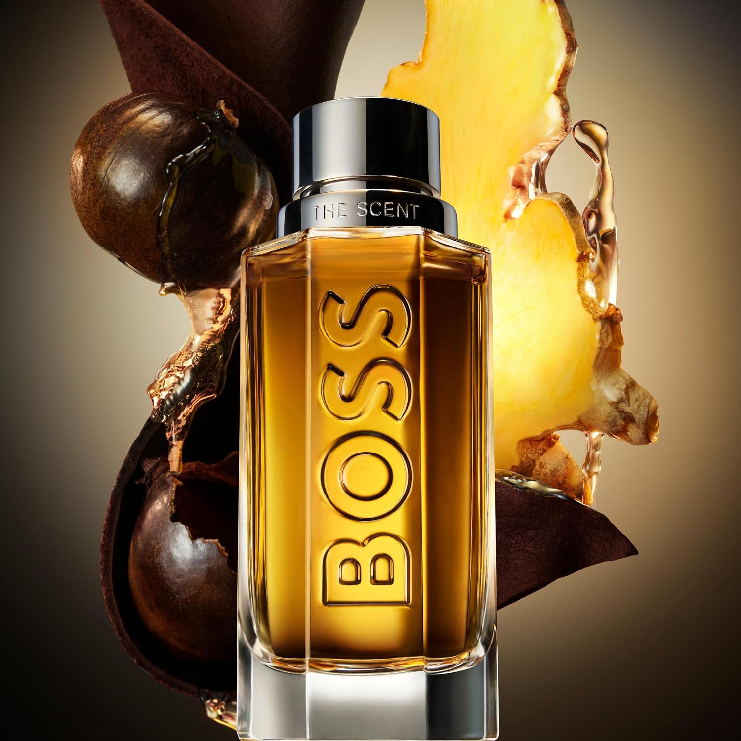 Hugo Boss The Scent Eau de Toilette – Ambery Men's Cologne – With Notes of Ginger, Manika Fruit & Leather Accords – Long Lasting Fragrance