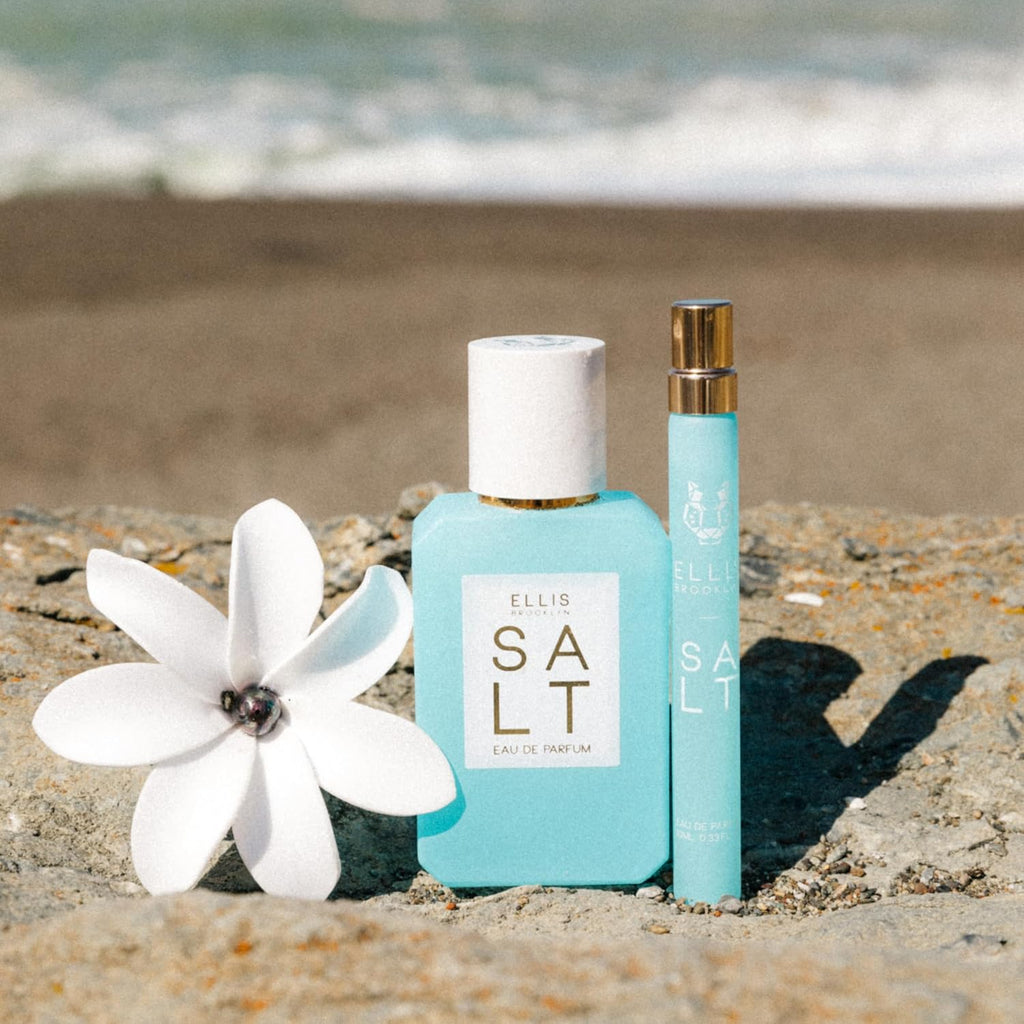 Ellis Brooklyn SALT Eau De Parfum & Body Oil Bundle - Clean Perfume & Scented Body Oils for Women, Ylang Ylang, Amber, & Sandalwood