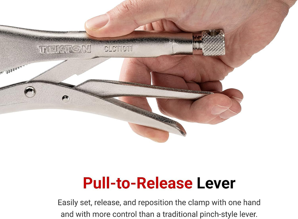 TEKTON Locking Pliers Set with Rack (10-Piece) | PLK99904