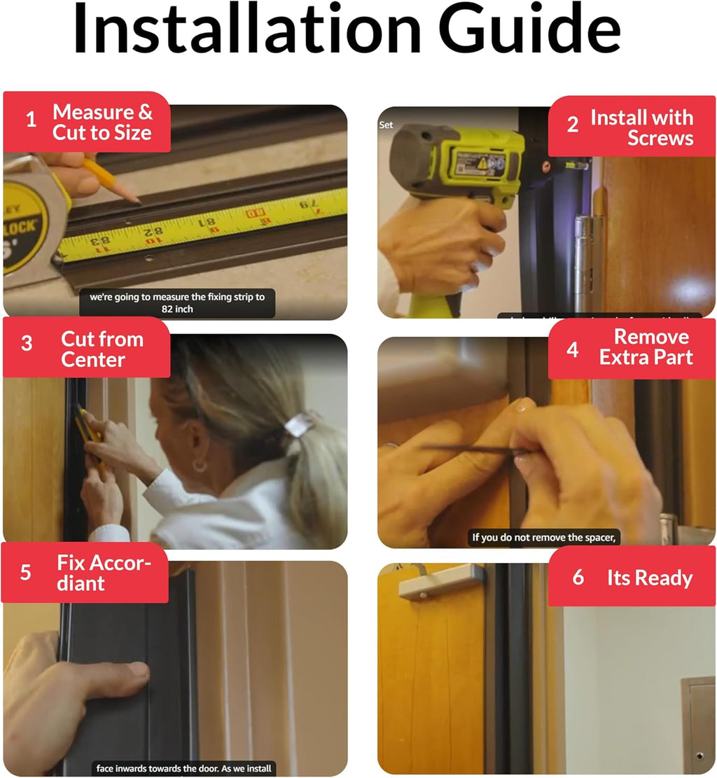 Commercial Door Hinges Finger Pinch Guard for Kids & Adults | Push & Pull Side Door Pinch Guard for Schools, Daycare Centres & Home | Finger Guard Door, USA Made, Black, 84'