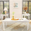 DKLGG Faux Marble Coffee Table Set of 3 Piece, Living Room Table Set Coffee Table & 2pcs End Table with Metal Frame Sofa Side Tables Perfect for Living Room Apartment Accent Furniture
