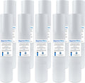 10 Micron Sediment water Filter - Whole House Water Filter Cartridge - 4.5 x 20-inch Replacement - Compatible with All Whole House Water Filter System - (20 X 4.5, 10 Count)