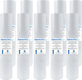 20 Micron Sediment Filter - Whole House Water Filter Cartridge - High-performance 20-inch Replacement - Compatible with All Whole House Water Filter System - (20 X 4.5, 10 Count)