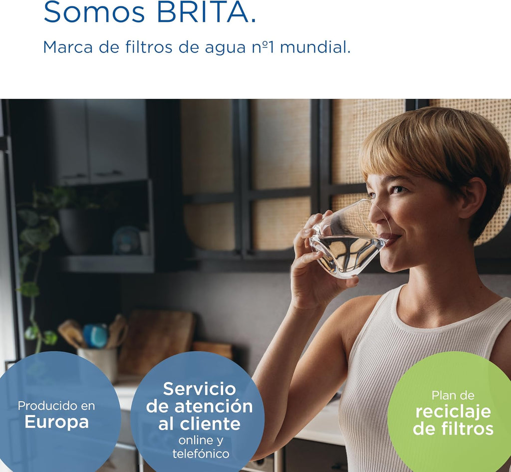 BRITA P1000 Replacement Filter Cartridge for BRITA Filter taps - 1 Pack - Reduces Chlorine, limescale and impurities