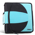 Case-it The Dual 2-in-1 Zipper Binder | Two 1.5-Inch D-Rings, 600 Sheet Capacity, Pencil Pouch & Multiple Pockets | School & Office Organizer with Shoulder Strap | Dual-101 Spearmint (Pack of 6)